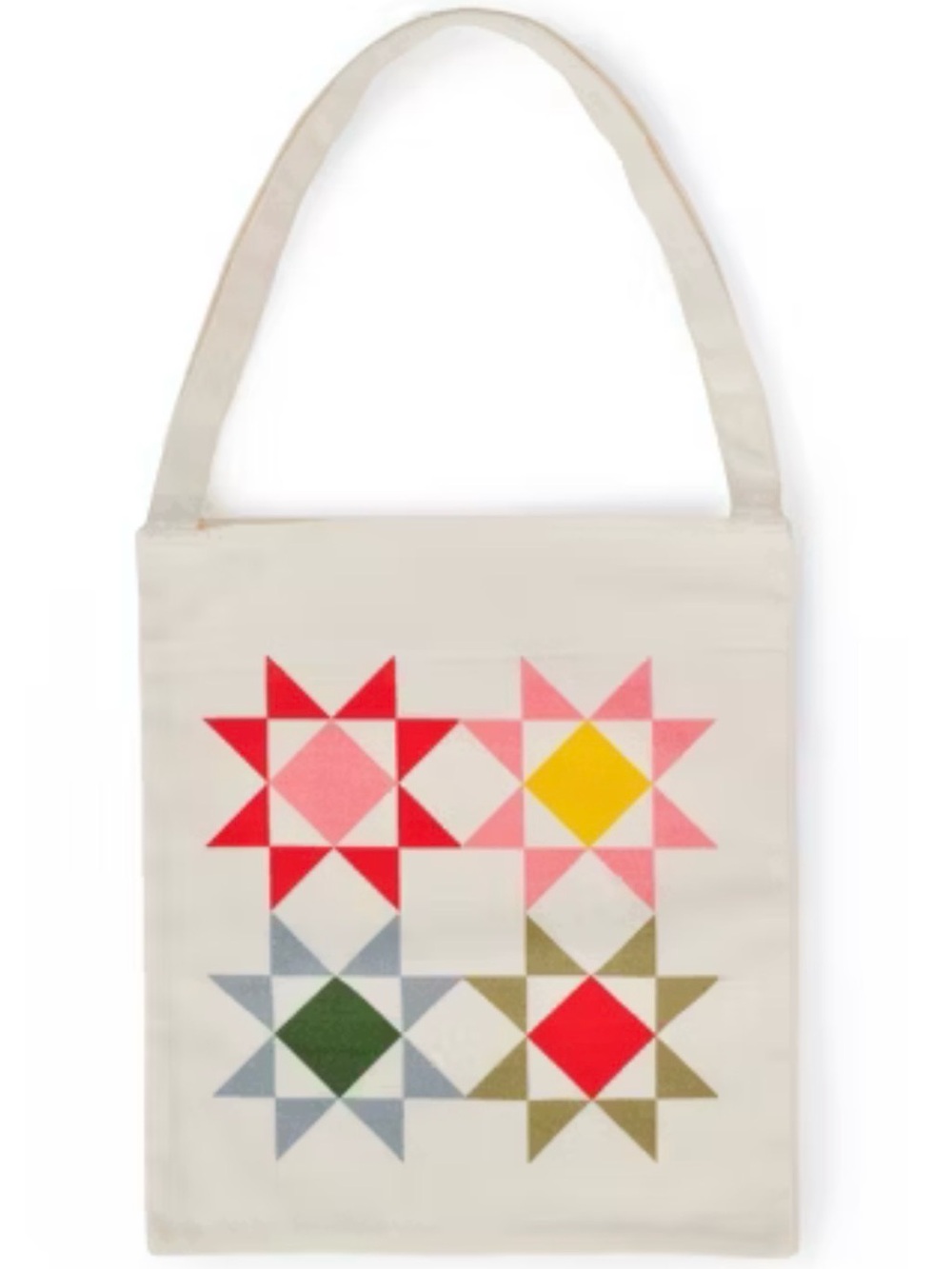 NEW!! Bullseye Playground Geometric Design Canvas Tote Bag (NWT)